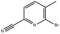 6-溴-5-甲基皮考啉腈 结构式