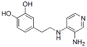 4-[2-(3-Amino-4-pyridylamino)ethyl]-1,2-benzenediol 结构式