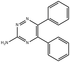 3-氨基-5,6-二苯基-1,2,4-三嗪 结构式