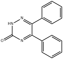 3-羟基-5,6-二苯基-1,2,4-三嗪 结构式