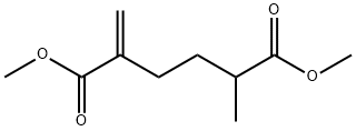 dimethyl 2-methyl-5-methyleneadipate  结构式