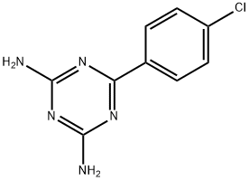 2,4-二氨基-6-(4-氯苯基)-1,3,5-三嗪 结构式
