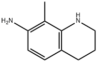 7-Quinolinamine,  1,2,3,4-tetrahydro-8-methyl- 结构式