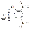 sodium 2-chloro-3,5-dinitrobenzenesulphonate 结构式