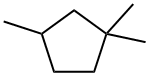 1,1,3-TRIMETHYLCYCLOPENTANE 结构式