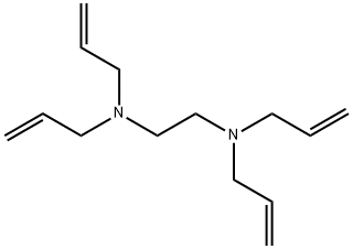 N,N,N',N'-TETRAALLYLETHYLENEDIAMINE 结构式