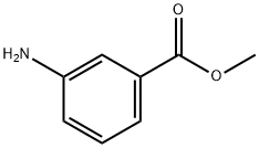 3-氨基苯甲酸甲酯 结构式