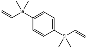 1,4 - 双(乙烯基二甲基硅烷基)苯 结构式