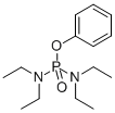 PHENYL N,N,N',N'-TETRAETHYLPHOSPHORODIAMIDATE 结构式