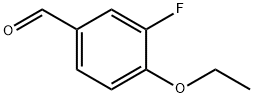 4-乙氧基-3-氟苯甲醛 结构式