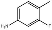 3-氟-4-甲基苯胺 结构式