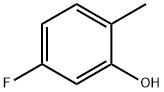 5-氟-2-甲基苯酚 结构式