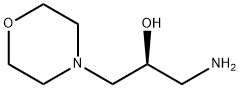 (S)-1-氨基-3-吗啡啉丙烷-2-醇 结构式