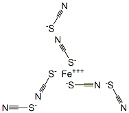 iron(III) hexathiocyanate 结构式