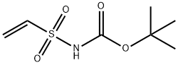 tert-Butyl VinylsulfonylcarbaMate 结构式