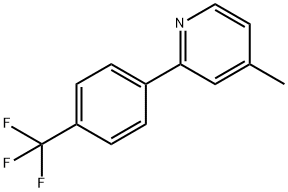 4-METHYL-2-(4-TRIFLUOROMETHYL-PHENYL)-PYRIDINE 结构式