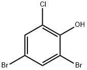 2,4-二溴-6-氯苯酚 结构式