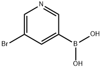5-溴吡啶-3-硼酸 结构式