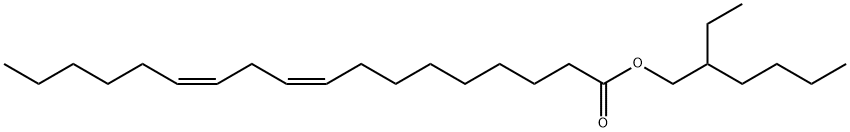 2-ethylhexyl (9Z,12Z)-octadeca-9,12-dienoate 结构式