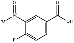 4-氟-3-硝基苯甲酸 结构式