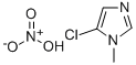 1-甲基-5-氯咪唑硝酸盐 结构式
