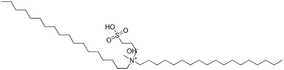 methyldioctadecyl(3-sulphopropyl)ammonium hydroxide 结构式