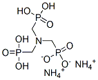 diammonium tetrahydrogen [nitrilotris(methylene)]trisphosphonate 结构式