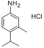 3-甲基-4-异丙基苯胺盐酸 结构式