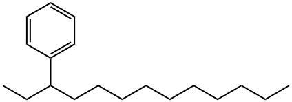 (1-乙基十一烷基)苯 结构式