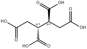 内消旋-丁烷-1,2,3,4-四甲酸 结构式