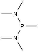 BIS(DIMETHYLAMINO)-METHYLPHOSPHINE 结构式