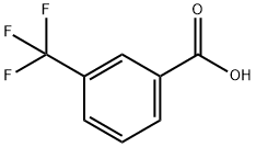 3-三氟甲基苯甲酸 结构式
