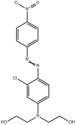 4'-(BIS(2-HYDROXYETHYL)AMINO)-2'-CHLORO-4-NITROAZOBENZENE 结构式