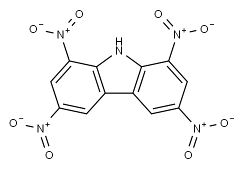 1,3,6,8-四硝基咔唑 结构式