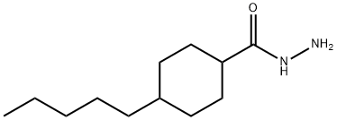 4-戊基环己烷-1-碳酰肼 结构式