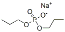 Phosphoric acid, dipropyl ester, sodium salt 结构式
