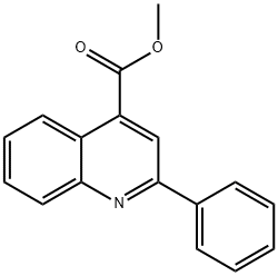 2-苯基-4-喹啉羧酸甲酯 结构式
