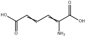 2-aminohexa-2,4-dienedioic acid 结构式