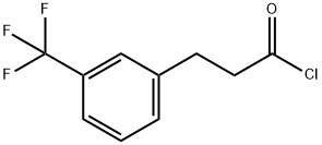 3-(三氟甲基)苯丙酰氯 结构式