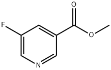 5-氟吡啶-3-甲酸甲酯 结构式