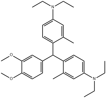 4,4'-veratrylidenebis[N,N-diethyl-m-toluidine]  结构式