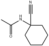 N-(1-氰基环己基)乙酰胺 结构式