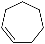 (E)-1-Cycloheptene 结构式