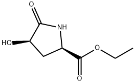 D-Proline, 4-hydroxy-5-oxo-, ethyl ester, (4R)- (9CI) 结构式