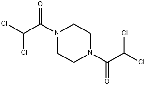 2,2-dichloro-1-[4-(2,2-dichloroacetyl)piperazin-1-yl]ethanone 结构式