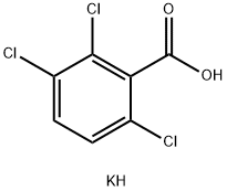 potassium 2,3,6-trichlorobenzoate  结构式