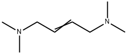 N,N,N',N'-四甲基-2-丁烯-1,4-二胺 结构式