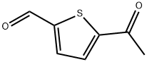5-乙酰基-2-噻吩甲醛 结构式