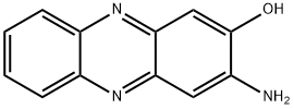 2-氨基-3-羟基吩嗪 结构式
