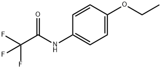 AcetaMide, 2,2,2-trifluoro-N-(4-ethoxyphenyl)- 结构式